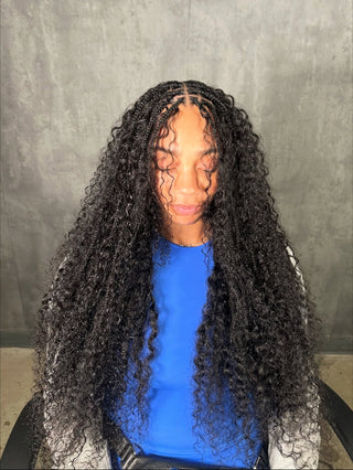 Curly Human Hair Bulk - Pure Virgin Italy